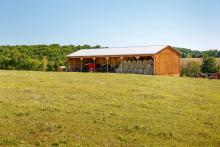 Wooden Hay &amp;amp; Tractor Barn